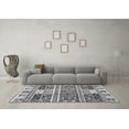 thumbnail image 3 of Ahgly Company Indoor Square Abstract Gray Modern Area Rugs, 7' Square, 3 of 4