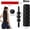 Black Diamond, variant on 5 in 1 Foam Roller Set Trigger Point Foam Roller, Massage Roller Stick, Massage Ball, Stretching Strap for Deep Muscle Massage Pilates Yoga, Fitness Exercise for Whole Body (Purple Diamond)