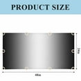 thumbnail image 6 of Black Ombre Fluorescent Light Covers for Ceiling Lights 4x2 feet,1 Pack Magnetic Light Filters for Classroom,Black Grey White Gradient Modern Abstract Art Fluorescent Light Shade Panel for Office, 6 of 9