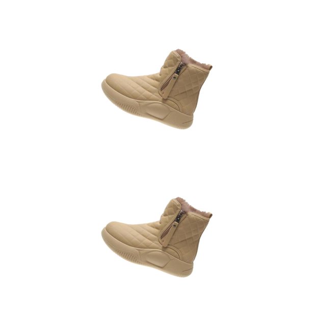 Minnieouse Manténgase activo en los días fríos con botas de nieve impermeables para mujer. Las botas de invierno antideslizantes son Type4 NO4