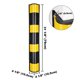 thumbnail image 3 of Yescom 31" Rubber Corner Guard with Reflective Yellow Strips for Parking Columns and Garage Walls 2pcs, 3 of 7