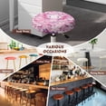 thumbnail image 5 of ZIATUBLE Axolotl Cherry Blossom Bar Stool Covers Round Anti Slip Chairs Decorative Cover Size M Kitchen Bar Stool Chair Seat Cover Set 2 Piece Machine Washable Padded Round Stool Covers, 5 of 6