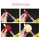 thumbnail image 3 of Conjunto de dispositivos desnucleares 4 piezas de acero inoxidable Cherry Pitter Apple Corer Set Core Remover Tool para Apple, Pear, Cherry, Jujube, Pineapple, Red Dates Fason WMPH-435, 3 of 6