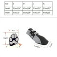 thumbnail image 2 of Lightweight Dog Boots Reflective Pet Dog Shoes Paw Protector With Anti-Slip Sole for Small and Big Dogs, 2 of 6