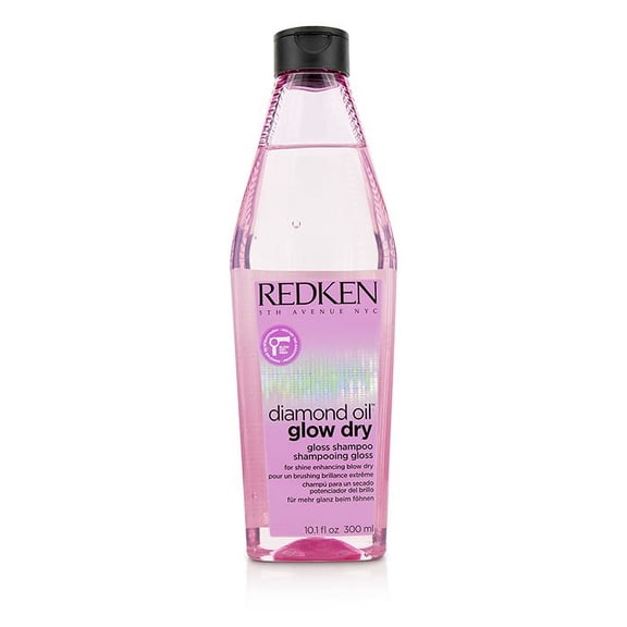 Diamond Oil Glow Dry Gloss Shampoo (For Shine Enhancing Blow Dry)-300ml/10.1oz
