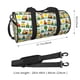 thumbnail image 2 of Fotbe Train With Animals Bolsa Deportiva de Lona Plegable con Estampado, Bolsa de Gimnasio con Bolsillo Seco/Húmedo, Bolsa de Viaje Ultraligera de Gran Capacidad, 2 of 6