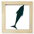 thumbnail image 1 of Bleu Océan Docile Rationaliser Dauphin Carré Cadre Photo Mur Affichage de Table, 1 of 3