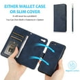 thumbnail image 2 of Dteck Case for Apple iPhone 7 4.7-inch,iPhone 8 Detachable Case Card Slots Wallet Magnetic Leather 2 in 1 Design Shockproof Stand iPhone SE 2nd Generation 2020 Cover Support Car Mount Case,Blue, 2 of 7