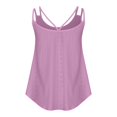 thumbnail image 6 of Giftesty Tank Tops for Women Clearance 2024 Women's New Tank Top Round Neck Solid Color Casual Fashion Top, 6 of 6