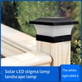 thumbnail image 3 of Columna Luz Solar Valla Luz Ip65 Lámpara Solar Al Aire Libre Para La Decoración Del Jardín Puerta Valla Pared Patio Cabaña Lámpara Solar Eigraketly HA027707-01, 3 of 6