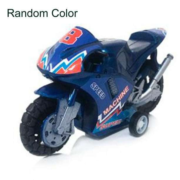 New Arrival 1pc Kids Plastic Pull Back Car Beach Four wheel Motorcycle Model Kids Children Toys Educational Gifts Fun Toys Random Color SOOSI