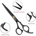 thumbnail image 2 of 10pcs set of professional haircutting scissors, stainless steel barber scissors, 2 of 4