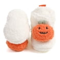 thumbnail image 5 of Ecetana Baby Fuzzy Bootie Slippers Halloween Cozy Sock Shoes Soft Infant Shoes Warm Fleece Slippers for Toddlers, 5 of 6