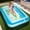 Blue Green, variant on SLOOSH Inflatable Tanning Pool Lounger Float, 85" x 57" Extra Large Suntan Sun Tan tub for Adults, Tanning chair, Bed Blow up, Raft Lounge Floatie, XL-Blue