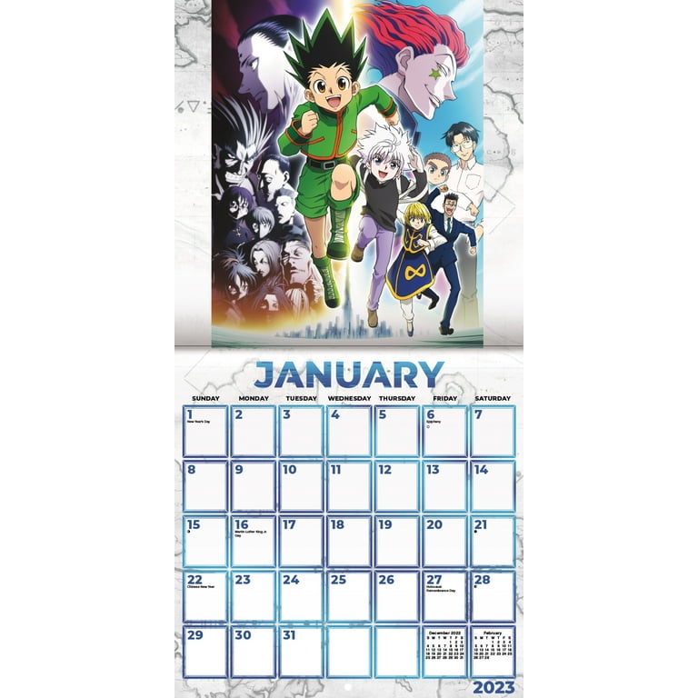 Trends International 2023 Hunter x Hunter Wall Calendar