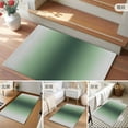 thumbnail image 6 of Deep Green Grey Ombre 2x3 Door Mat Rug, Modern Abstract Art Gradient Non-Skid Rubber Backing Large Rectangle Rugs - Living Room Bedroom Home Office, Indoor Floor Mat Carpets Washable Rug, 6 of 9