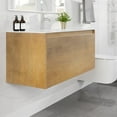 thumbnail image 3 of Madeira 48 in. Oak Wall Mount Single Sink Bath Vanity with Acrylic Top and Integrated Sink, 3 of 10