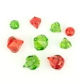 thumbnail image 3 of 6" Red and Green Diamond Shaped Home Decor Table Gems, 3 of 4