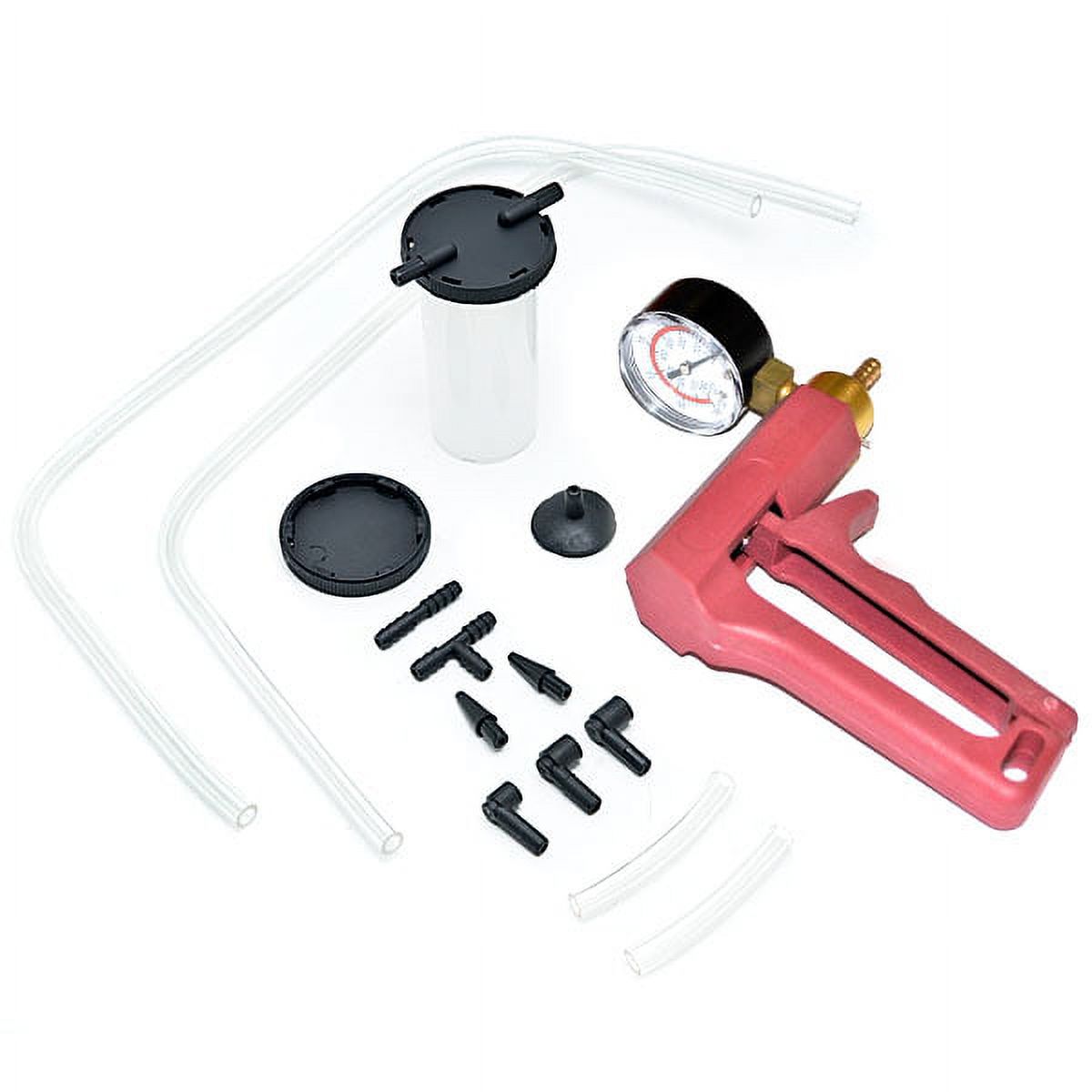 Biltek 2 In 1 Brake Bleeder & Vacuum Pump Gauge Test Tuner Kit Tools DIY Hand Tools New Auto Hand Held Brake Bleeder & Vacuum Pump Gauge Test Tester Tuner Tool Kit Set