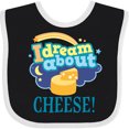 thumbnail image 3 of Inktastic Dream About Cheese Boys or Girls Baby Bib, 3 of 4