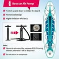 thumbnail image 3 of Murtisol 11'32"6”Inflatable Paddle Board Stand Up Premium Accessories Dual Chamber Triple Action Pump 10L 2 Multifunction Waterproof Bag Adjustable Paddle Ankle Leash, 3 of 7