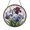 Acrylic 3.5 Inch, variant on Blooming Purple Iris Stained Glass Window Decor, Classic Flower Suncatcher For Bright And Peaceful Living Spaces