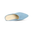 thumbnail image 4 of BLISSFUL STEP Sandales à Talons Hauts Blocs pour Femmes à Enfiler Mules à Bout Pointu Bleu Ciel 6,5, 4 of 7