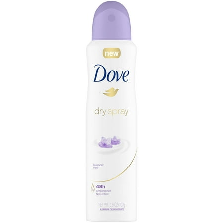 Dove Lavender Fresh Dry Spray Antiperspirant Deodorant, 3.8