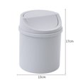 thumbnail image 2 of Ke1Clo Desktop Trash Can Under $5! Small Mini Bin with Lid for Home Office, Desk Garbage Can Anti-Odor Plastic Container Space Saving, 2 of 2
