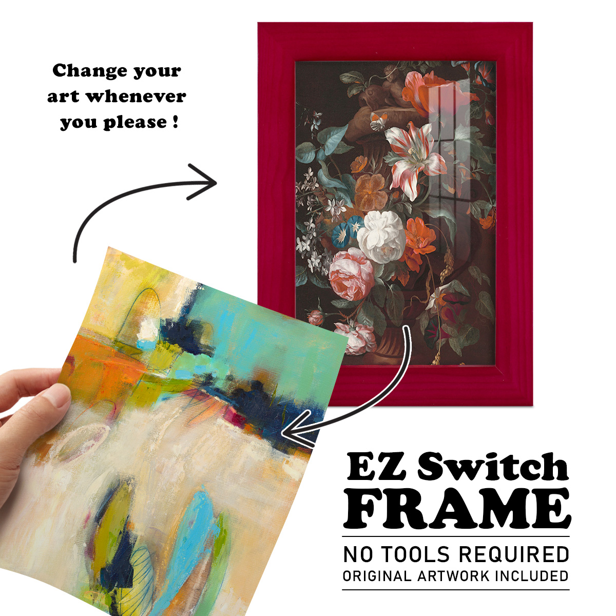 It All Adds Up - Framed Print w/glass - Cherry Red