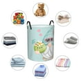 thumbnail image 3 of Lsque Summer Gnome,Cute Gnome pattern Laundry Hamper Basket, Tall Woven Rope Hamper Basket for Clothes, Lightweight Storage Basket, Collapsible Waterproof-Medium, 3 of 8