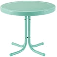 thumbnail image 6 of Crosley Furniture Griffith 3 Piece Metal Patio Conversation Set in Aqua, 6 of 6