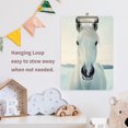 thumbnail image 2 of ALAZA Plastic Clipboard A4 Letter Size Decorative Clipboards for Students Women Men 9" x 12.5" Horse Winter, 2 of 6