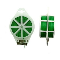 150M Gardening Tie Wire Roll - Green, Plastic Coated, for Patio, Garden, Home Organization