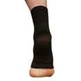 thumbnail image 4 of Copper D - Copper Compression Ankle Sleeve - Rayon From Bamboo - Provides Relief from Injuries Comfort Support For Every Day Uses - Black - Large/Extra Large - 1 Sleeve, 4 of 5