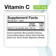 Puregen Labs Vitamin C 250mg, 200 Tablets - 2PK