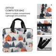 thumbnail image 4 of FORMRS 16" Laptop Bag Carrying Sleeve Case with Handle Travel Shoulder Briefcase, Blue Snow Houses, 4 of 8