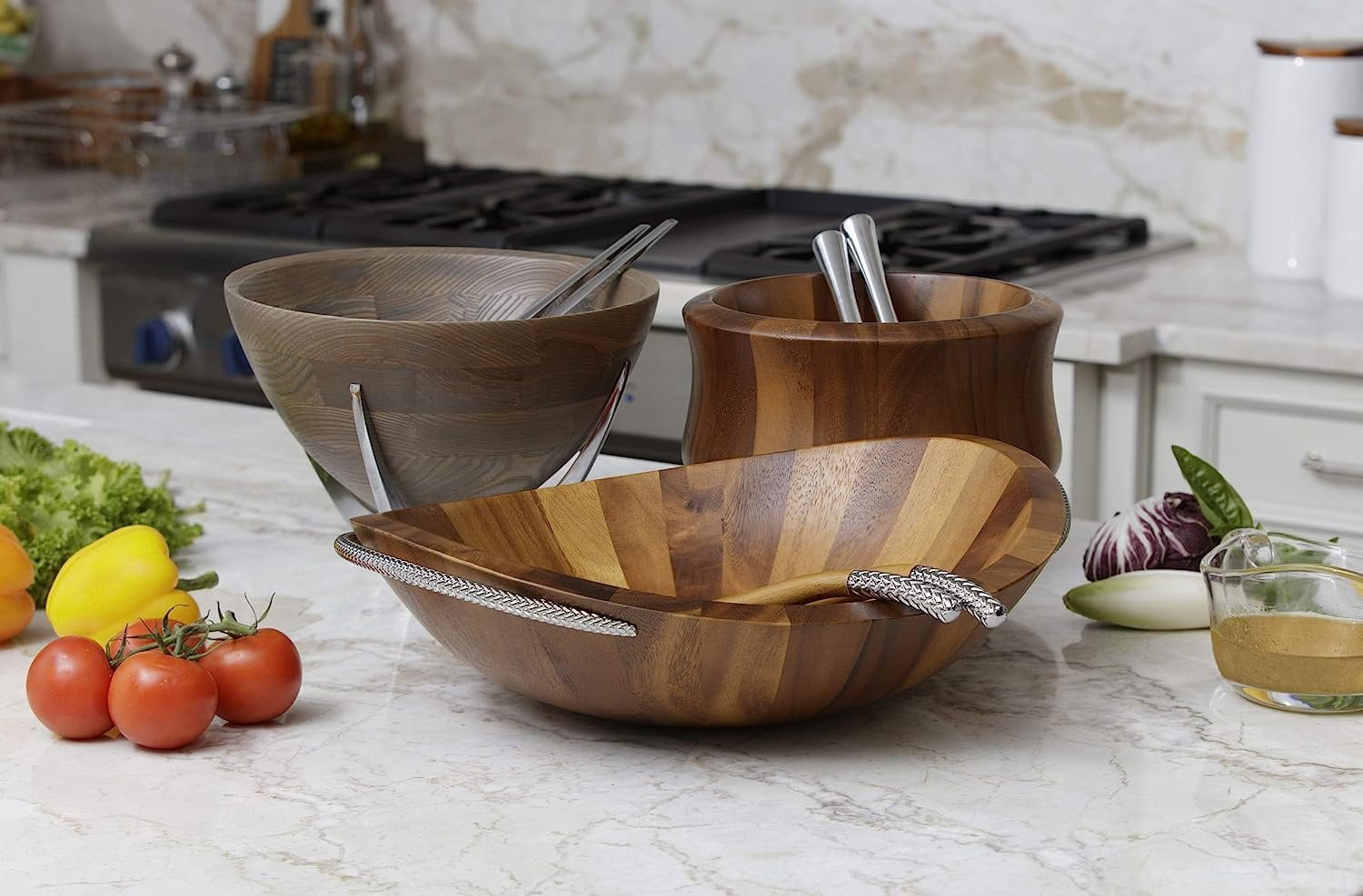 Nambé Nara Salad Bowl - Thumbnail 5
