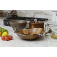 thumbnail image 3 of Nambé Nara Salad Bowl with Servers, 3 of 5
