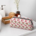 thumbnail image 7 of Uemuo Strawberry1 Printed Leather Pencil Case, Pencil Pouch, Portable Pencil Bag, Pen Case for& Office, 7 of 7