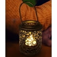 thumbnail image 5 of Apmemiss Christmas Lights Clearance Iron Hand-held Hollow Lantern Candle Holder Led Candle Dual-use Handicraft Decoration Home Decoration Room Decor, 5 of 6