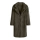 thumbnail image 5 of Abrigo cálido de piel sintética para mujer, chaqueta de invierno, cuello vuelto sólido, prendas de vestir exteriores Fridja  po860, 5 of 7