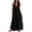 Black, variant on V Neck Maxi Dress Sleeveless Dress for Women 2026 Summer Conservative Dress Solid Color Stretchy Regular Fit Plus Size Prom Dress Going Out for Work and Weekend S-2XL