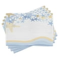 thumbnail image 1 of Ambesonne Starfish Place Mats Set of 4, Wavy Ocean Life, Standard Size, Multicolor, 1 of 6