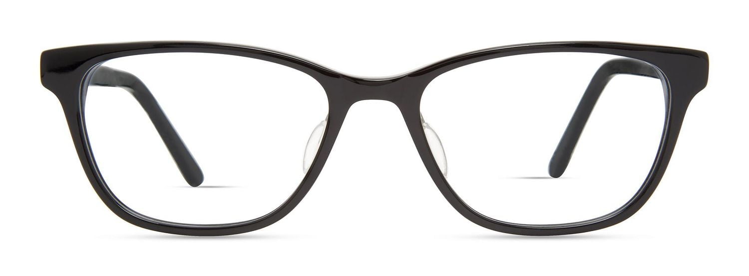 KIN Womens Prescription Eyeglasses, Issa, Black, 50-16-140