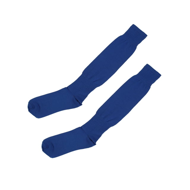 INSPIRE CHIC Calcetines Largos Deportivos para Hombre Hockey Rugby Béisbol Fútbol Americano Fútbol Azul Real Talla Única