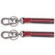 thumbnail image 5 of 2 llaveros retro hechos a mano de piel sintética trenzados para bolso llavero colgante accesorios, 5 of 12