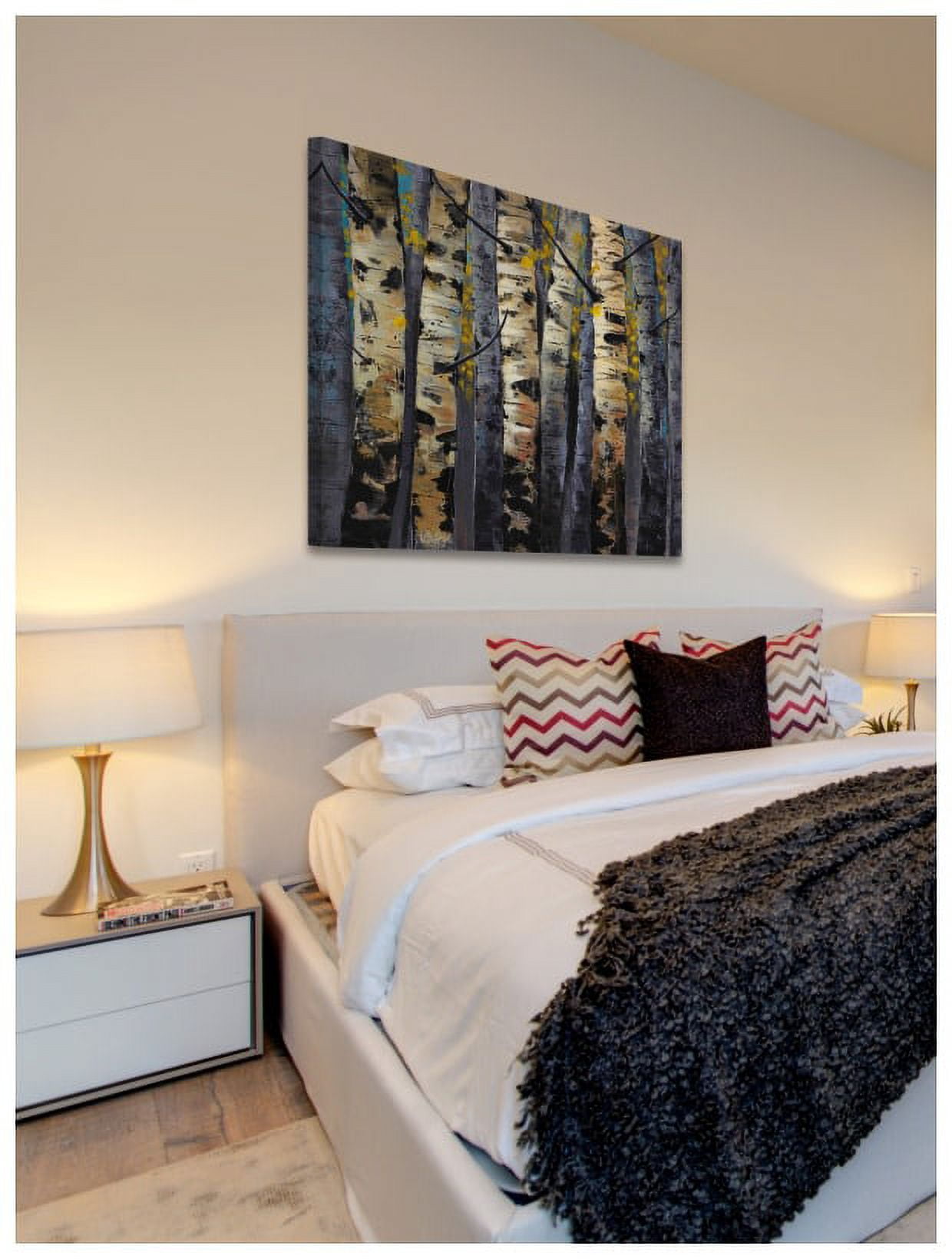 "Gold Infusion I" Painting Print on Wrapped Canvas