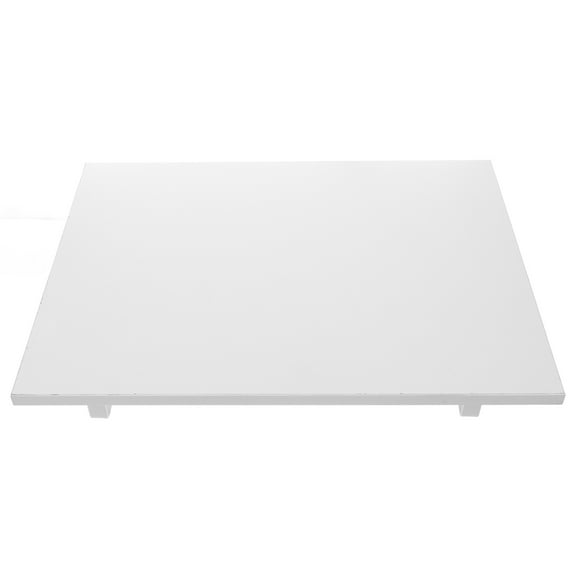 Soimiss White Gas Stove Cover Protective Countertop Anti Skid Bracket Holder for Kitchen Use