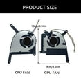 thumbnail image 3 of High Performances CPU Fan GPU Cooling Fan Replacement For FX507 FA507 FX707 FA707 FA507RF FA507RC FX507ZC-ES53 Laptops, 3 of 8